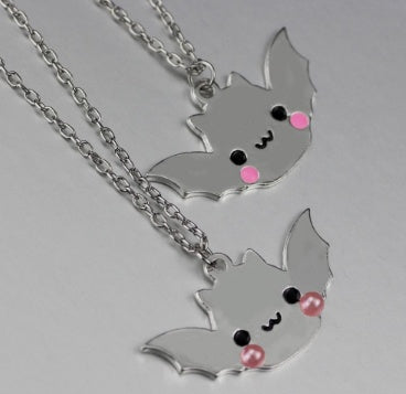 Mirror Bat Pendant | Shiny Halloween Kawaii Goth Lolita Jewelry