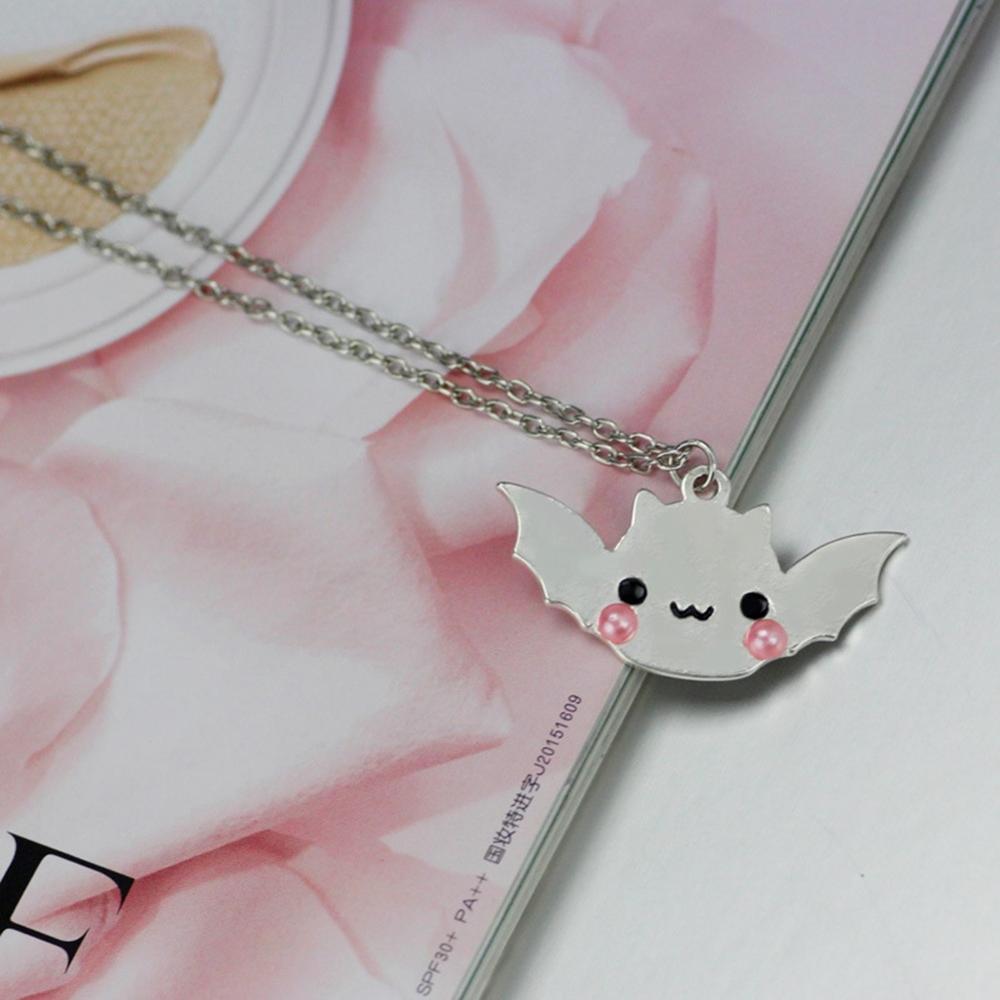 Mirror Bat Pendant | Shiny Halloween Kawaii Goth Lolita Jewelry