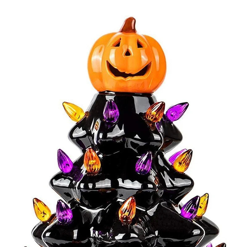 Halloween Colored lights Christmas Tree