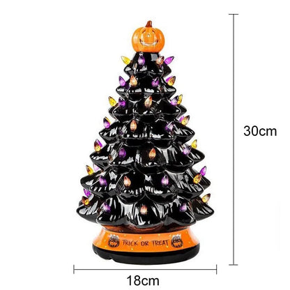 Halloween Colored lights Christmas Tree