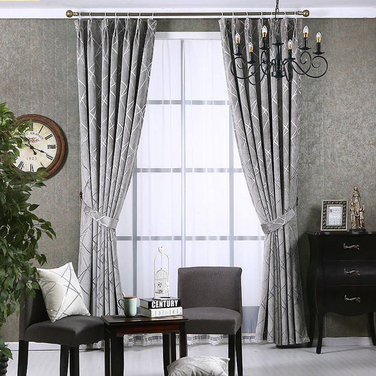 Modern Simple Light Luxury Window Drapes