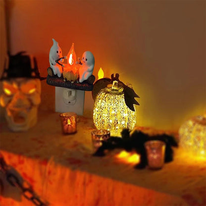 Halloween Ghost Campfire Night Light