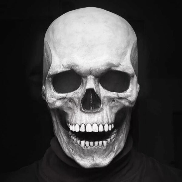 Movable Jaw Full Head Skull Mask