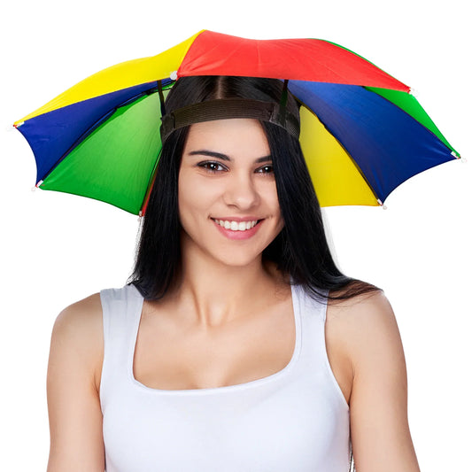 Folding Adjustable Umbrella Hat